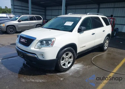 2008 GMC Acadia Sle-1 from USA, damaged, VIN 1GKEV13728J228646